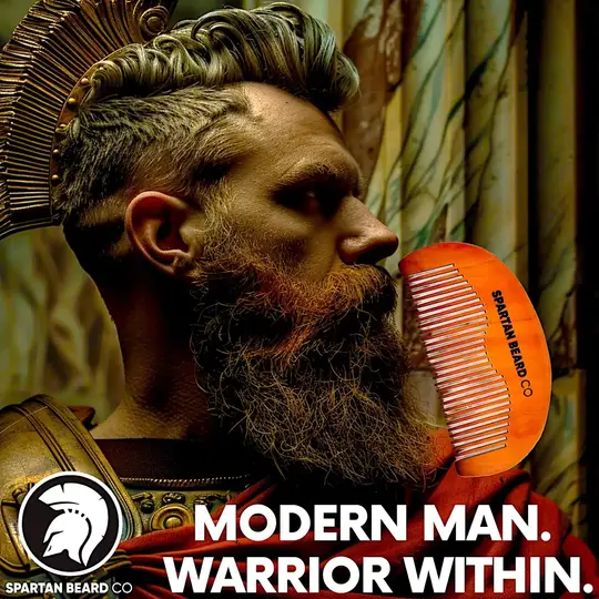 𝗦𝗣𝗔𝗥𝗧𝗔𝗡 𝗕𝗘𝗔𝗥𝗗™ Comb (70% OFF - Primeira Compra)